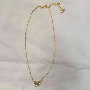 Kendra Scott butterfly necklace NOT SOLD IN GOLD ANYMORE RARE